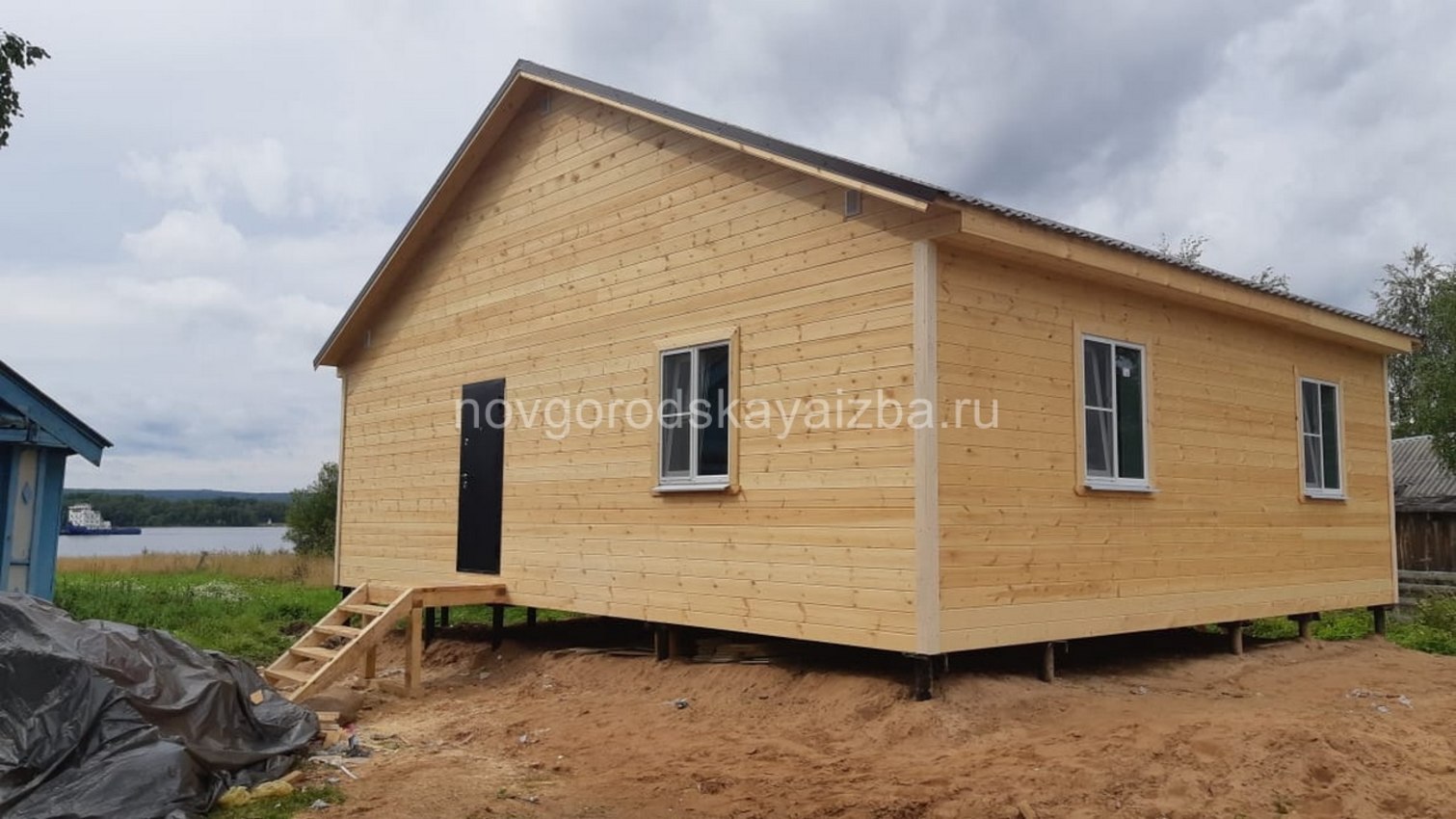 Одноэтажный каркасный дом до 100 кв.м.