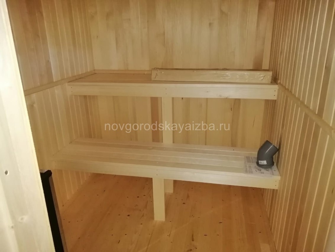 Обустройство парной в бане из бруса